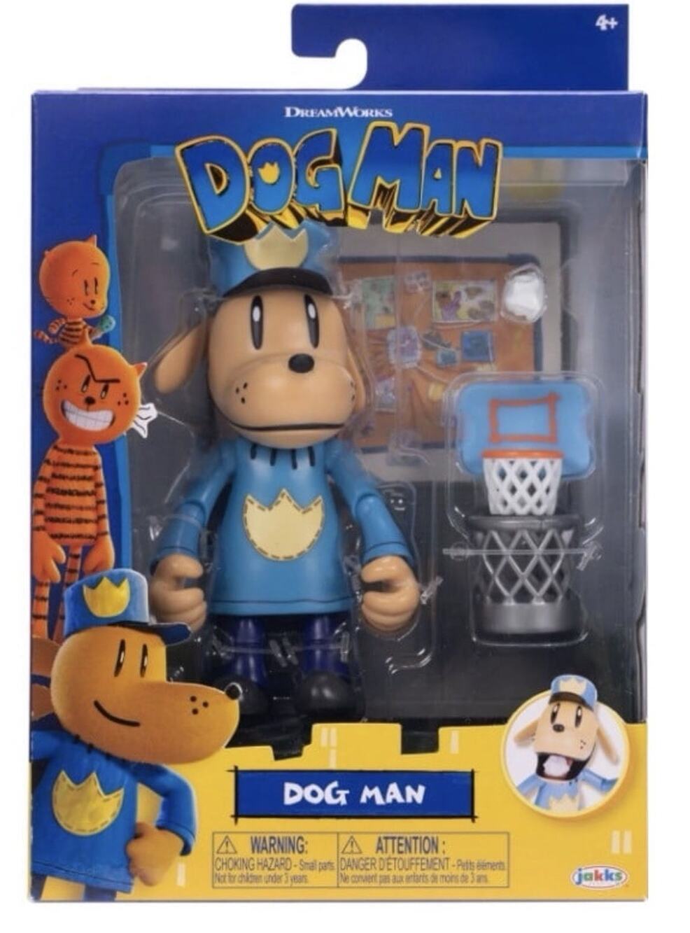 Dog Man with Pin Board 5 Inch Figure by Jakks Pacific Wave 3 - Viral